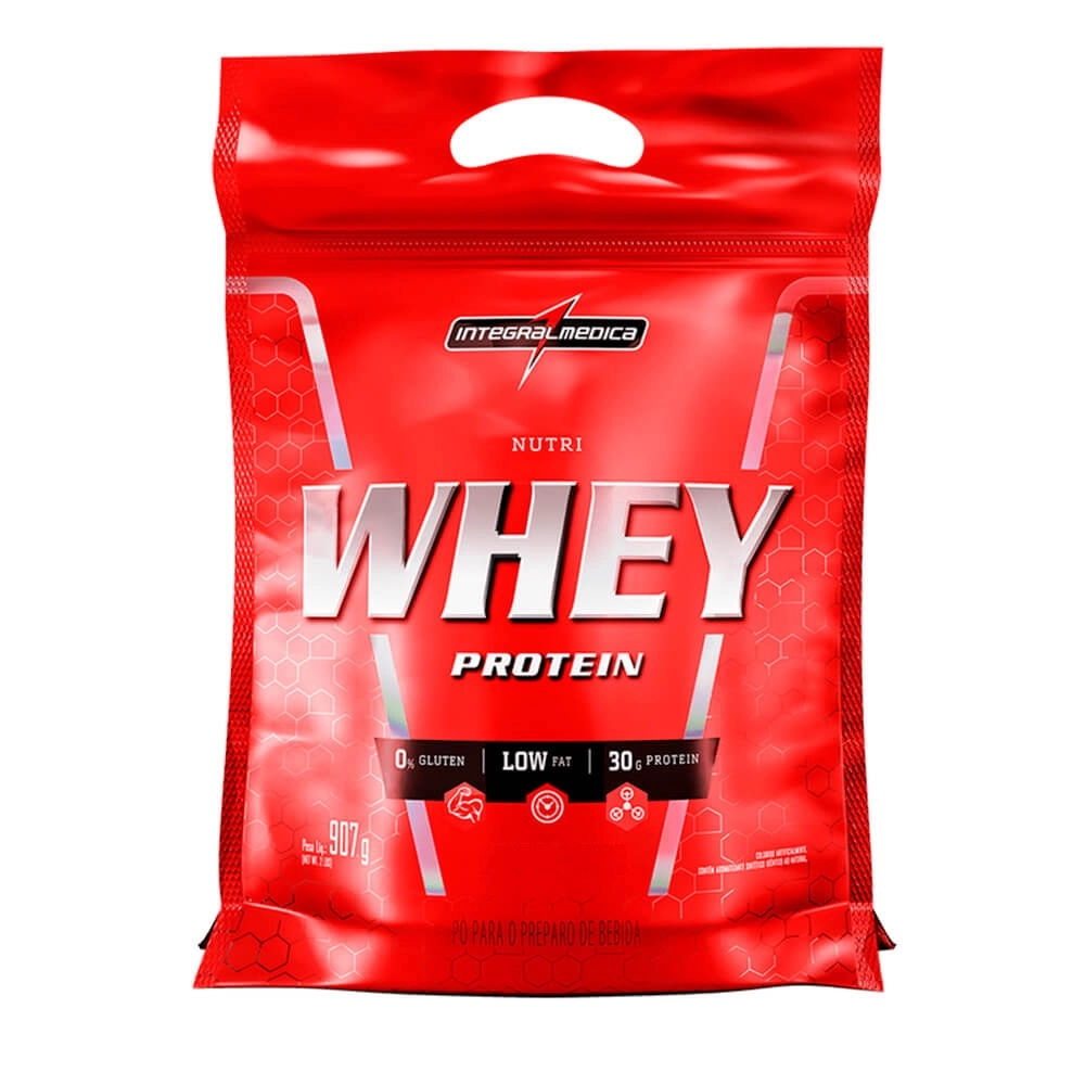 Nutri Whey Protein 907g – Refil Integralmedica – Full Entrega Rapida (Sem Sabor)