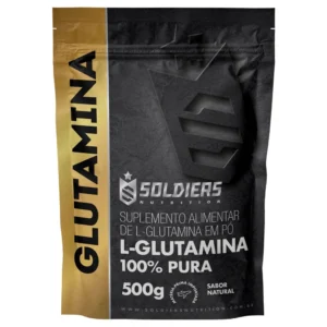 L-Glutamina 500g – 100% Pura Importada – Soldiers Nutrition Neutro