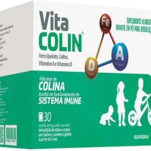 Suplemento Alimentar em Pó Vita Colin Sem Sabor 30 Sachês