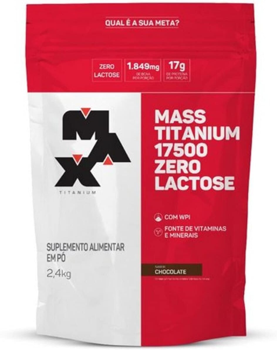 Mass Titanium Zero Lactose (2,4Kg) – Chocolate – Max Titanium